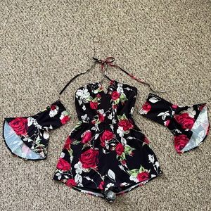 Small floral romper
